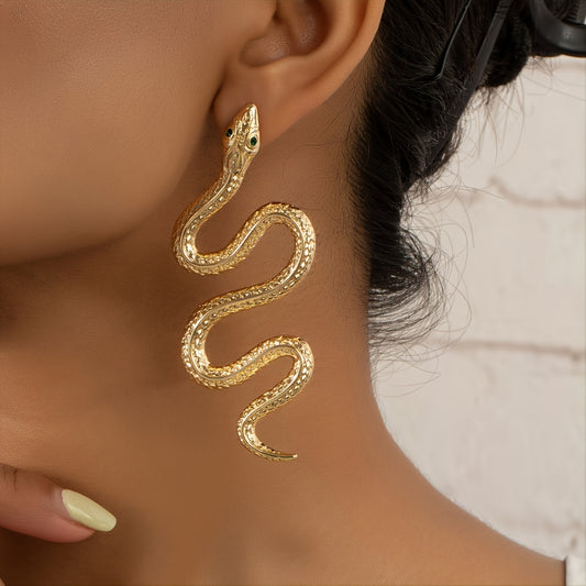 Snake-Shaped Earrings